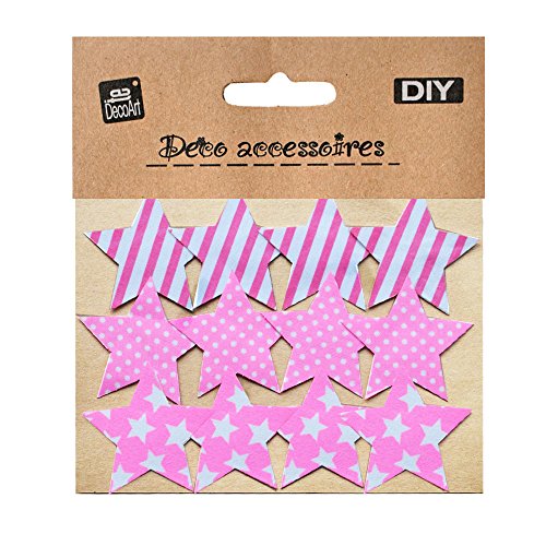 12 Textil Patch Aufbügler Aufbügelflicken Applikation Stern pink zum Selber Flicken Stylen Dekorieren ca. 5 x 5 cm 12 Textil Patch Aufbügler Aufbügelflicken Applikation Stern pink zum Selber Flicken Stylen Dekorieren ca. 5 x 5 cm von TE-DecoArt