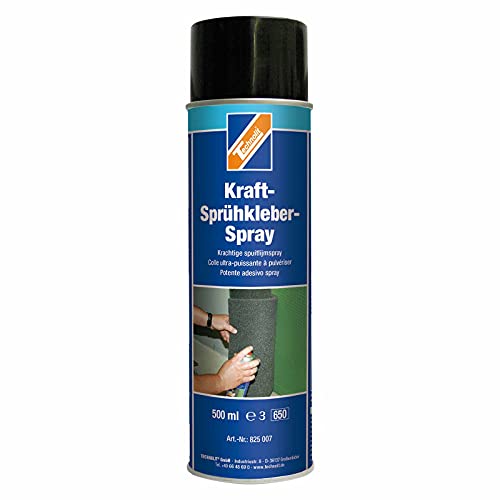 TECHNOLIT Kraft-Sprühkleber-Spray 500ml, Klebspray, Universalkleber, Kontaktkleber, Alleskleber von TECHNOLIT