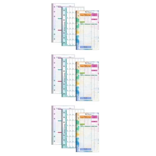 3 Sätze Planungs- Und Haushaltsbuch Machen Kalender Radiergummi Aufkleber Haben Herstellung Basisoberseiten Kleiner Radiergummi Trocken Abwischbarer Radiergummi Brief Papier TEHAUX von TEHAUX