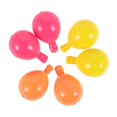 6st Ballonperlen Ohrring Charme Perlen-anhänger-charme Schmuck Handwerk Perlen Charm Zur Schmuckherstellung Basteln Sie Lose Anhänger Perlen Zur Schmuckherstellung Diy-perlen Acryl TEHAUX von TEHAUX