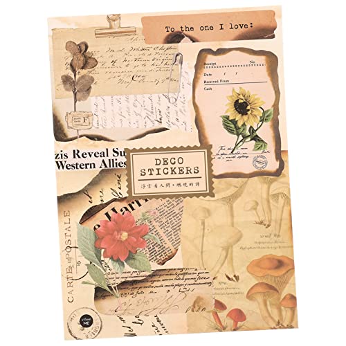 TEHAUX 1 Pack Haustier-Stickerbuch Etikett Tagebuch Papier leere Lesezeichen Visionboard-Aufkleber Karte klebesticker stickers aufkleber alte Aufkleber Scrapbooking -Vorräte das Haustier von TEHAUX