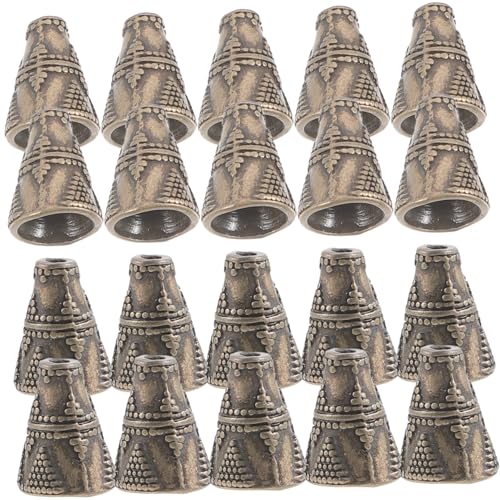 TEHAUX 1 Packung Antik Bronze Schornstein Perlen Zubehör Säulen Abstandshalter Perle Diamant Perlen Schmuck Bastelperlen Strass Schmuck Schornstein Charms Bastel Schmuck Perle von TEHAUX