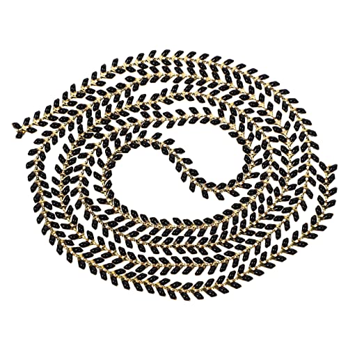 TEHAUX 1 Rolle Blattkette Halskette vricut DIY-Schmuck necklace hochzeitdeko goldenes Halsband Bettelarmband Juwelen für Kleidung handtaschen zur Schmuckherstellung DIY- Kupfer von TEHAUX