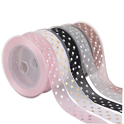 TEHAUX 1 Rolle Glitzer gepunktete Bänder Hochzeit dickes Band Stoff Bogen Willkommen seidenband ribbon glitters geschenksband geschenkeband Schleifenband gepunktete Verpackungsbänder Weiß TEHAUX 1 Rolle Glitzer gepunktete Bänder Hochzeit dickes Band Stoff Bogen Willkommen seidenband ribbon glitters geschenksband geschenkeband Schleifenband gepunktete Verpackungsbänder Weiß von TEHAUX