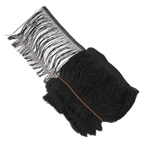 TEHAUX 1 Rolle dekorative Gardinenleiste pavvilion mastubatoren tischläufer fadenvorhänge textilien edge trimmt Vorhang nähen DIY Quastenbesatz Fransenbesatz selber machen Polyester Black TEHAUX 1 Rolle dekorative Gardinenleiste pavvilion mastubatoren tischläufer fadenvorhänge textilien edge trimmt Vorhang nähen DIY Quastenbesatz Fransenbesatz selber machen Polyester Black von TEHAUX