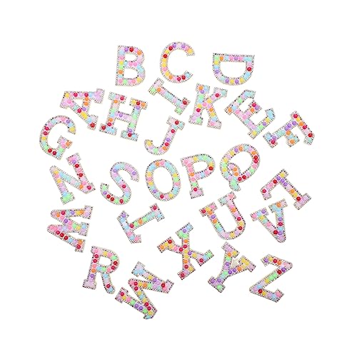 TEHAUX 1 Satz Buchstaben Stoffaufkleber Stoffaufnäher Stickbuchstaben Aufnäher Stickpatch Bestickter Aufnäher Buchstabenaufkleber Basteln Nähen Zubehör Reparatur Strass 26 Stück TEHAUX 1 Satz Buchstaben Stoffaufkleber Stoffaufnäher Stickbuchstaben Aufnäher Stickpatch Bestickter Aufnäher Buchstabenaufkleber Basteln Nähen Zubehör Reparatur Strass 26 Stück von TEHAUX