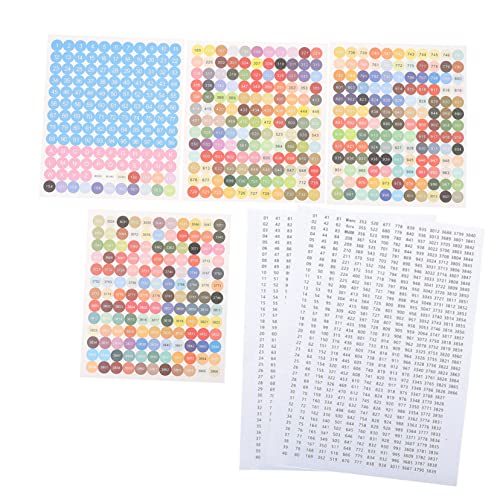 TEHAUX 1 Satz Digitale Aufkleber Etikett Aufbewahrungsboxen Stickbilder Kreuzstich Nummern Aufkleber Klassifizierte Aufkleber Selbstklebender Klassifikationsaufkleber Papier 3 Blätter TEHAUX 1 Satz Digitale Aufkleber Etikett Aufbewahrungsboxen Stickbilder Kreuzstich Nummern Aufkleber Klassifizierte Aufkleber Selbstklebender Klassifikationsaufkleber Papier 3 Blätter von TEHAUX