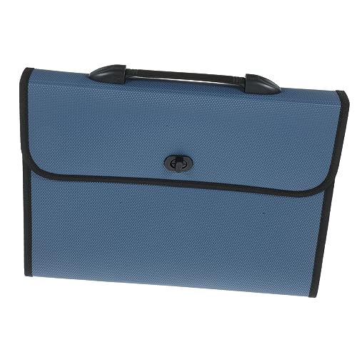 TEHAUX 1 Satz Dokumentenorganisator Geldschein-organizer Mit Taschen Acordian Aktenverwalter Tragbare Ordner Dokument-organizer-ordner Akkordeon-datei-organizer Aktentasche Plastik Blue von TEHAUX