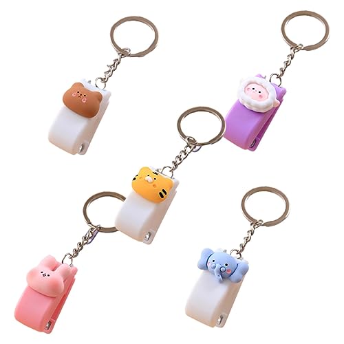 TEHAUX 1 Satz Hefter Für Den Schreibtisch Mini-hefter-schlüsselanhänger Hefter Für Schlüsselbundhefter Hefter Schlüsselanhänger Mini -hefter Rostfreier Stahl Colorful 5 Stück TEHAUX 1 Satz Hefter Für Den Schreibtisch Mini-hefter-schlüsselanhänger Hefter Für Schlüsselbundhefter Hefter Schlüsselanhänger Mini -hefter Rostfreier Stahl Colorful 5 Stück von TEHAUX