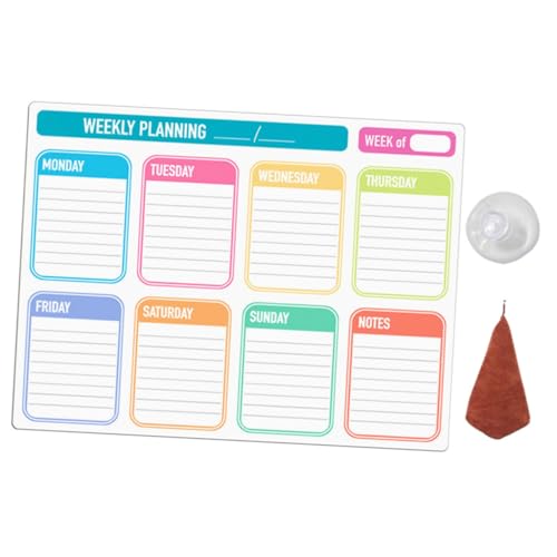 TEHAUX 1 Satz Magnettafel Woche Wöchentliche Trocken Abwischbare Tafel Magnetische, Trocken Abwischbare Tafel Magnetisches Whiteboard Trocken Abwischbarer Radiergummi Für Plastik TEHAUX 1 Satz Magnettafel Woche Wöchentliche Trocken Abwischbare Tafel Magnetische, Trocken Abwischbare Tafel Magnetisches Whiteboard Trocken Abwischbarer Radiergummi Für Plastik von TEHAUX