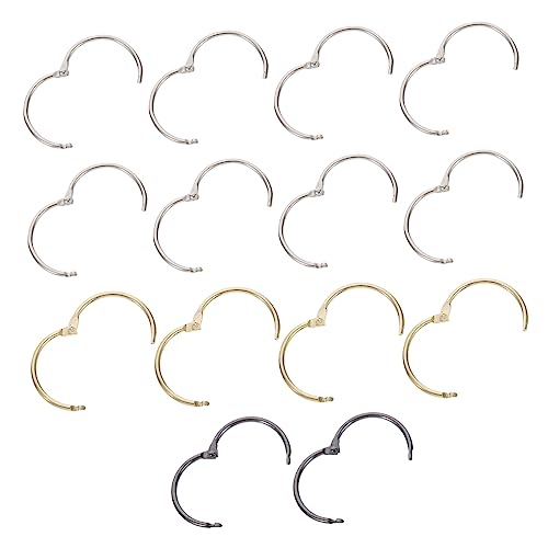 TEHAUX 1 Satz Metallringe Buchringe Büro Accessoires Gold Rings Silberring Silve Swor Loch Schlüssel Rostfrei Lose Notizbuch Binder Ordnerringe 30 Mm Binderinge Buchbinderringe 14 Stück TEHAUX 1 Satz Metallringe Buchringe Büro Accessoires Gold Rings Silberring Silve Swor Loch Schlüssel Rostfrei Lose Notizbuch Binder Ordnerringe 30 Mm Binderinge Buchbinderringe 14 Stück von TEHAUX