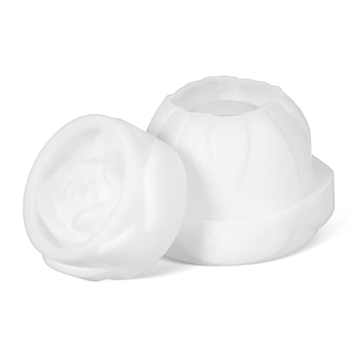 TEHAUX 1 Set Rose Jar Silikonform Gießform Für Schmuck Epoxidharz Gießform Für DIY Bastelprojekte Rose Box Mold Für Kreative Projekte von TEHAUX