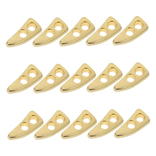 TEHAUX 100 Stücke Hupenknopf wiedergeborene Babypuppen Mini-Tasten Miniatur Stoffknopf Babyknöpfe puppen kleidung für puppenkleidung DIY-Knöpfe Knöpfe für Puppenkleider Legierung Golden von TEHAUX