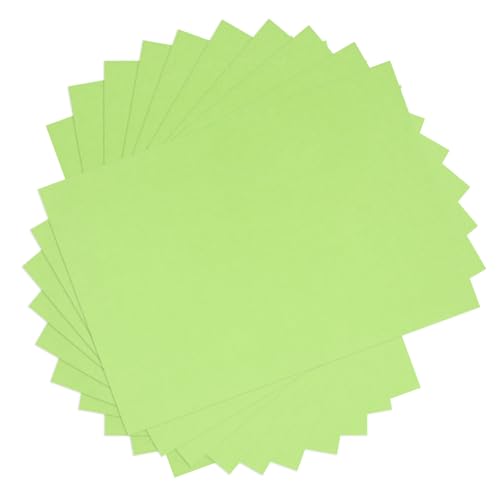 TEHAUX 10st Kartenvorrat Halloween-karton Karton Farbig Weihnachtlicher Farbiger Karton Weihnachtsfarbener Karton Weihnachtskarton Karton Für Die Kartenherstellung Farbkarton Papier Green von TEHAUX