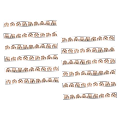 TEHAUX 12 Stück Dekorative Pinnwand-dekoration, Magnetische Bordüre, Bulletin-bordüre, Tafelbordüre von TEHAUX