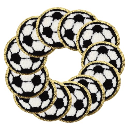 TEHAUX 12 Stück Kleidungsflecken für den täglichen Gebrauch Fußball-Aufnäher dekorative Kleiderflicken Hüte bastelzeug sport zubehör Mantelflicken abriebfeste Hutaufnäher Polyester TEHAUX 12 Stück Kleidungsflecken für den täglichen Gebrauch Fußball-Aufnäher dekorative Kleiderflicken Hüte bastelzeug sport zubehör Mantelflicken abriebfeste Hutaufnäher Polyester von TEHAUX