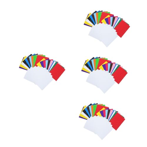 TEHAUX 120 Blatt Wellpapier buntes Seidenpapier farbiges Seidenpapier Bastelpapier gewelltes Handwerk Karton Packpapier bastelmaterial für kinder Geschenkpapier handgeschöpftes Farbpapier von TEHAUX