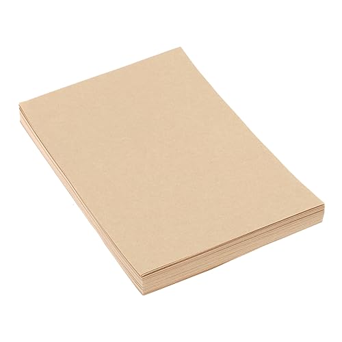 TEHAUX 150 Blatt Vintage Kraftpapier Briefpapier Altmodisches Schreibpapier Für Kreative Briefe Einladungen Und Bastelarbeiten Ideal Druckpapier Und Kopierpapier Für Schule Und von TEHAUX