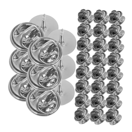 TEHAUX 150 Sets Schmetterlings Krawattennägel Mit Pin Back Sicherungsstifthalter Ideal Für Bastelarbeiten Schmuckherstellung Und Anstecker Hochwertiger Ausführung Für Vielseitige von TEHAUX