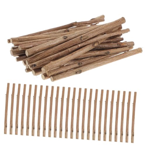 TEHAUX 150pcs Handgefertigte Mal-requisiten Holzstöcke Bauen Modellbauzweige Holzstäbchen Zum Basteln Foto-requisite Zweige Holzstöcke Für Diy Hobbyzweige Basteln Brown Hölzern von TEHAUX