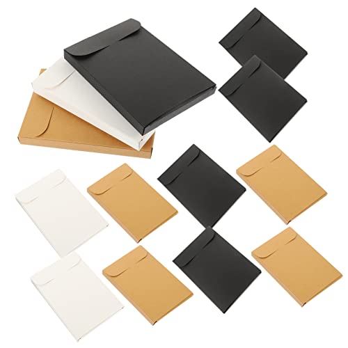 TEHAUX 15St Karton Lagerbehälter Briefverpackungskoffer Halter für CD-Hülle storage boxes aufbwahrungs-box briefumschläge Kartenverpackungshülle Kleine Kartenaufbewahrungshüllen Papier von TEHAUX