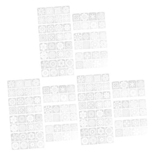 TEHAUX 168 Stück Zeichenvorlagen Malschablonen Mode Zeichnungsschablonen DIY Schablonen Aushöhlungsschablonen von TEHAUX