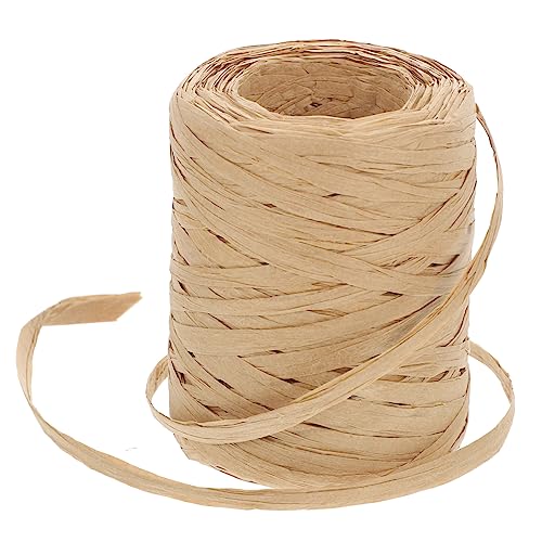 TEHAUX 1Rolle DIY Papierseil Geschenkband Bastelbedarf Für Dekoration Und Verpackung Für Weinflaschen Und Mehr von TEHAUX