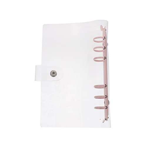 TEHAUX 1stk Taschenbuchetui Notebook-schutz Notizbucheinband Transparenter Einbanddeckel Mini-notizbuch Notizbuch Fürs Büro Mini-notizblöcke Mini-notizblock Mini-notizbücher Rosa Pvc von TEHAUX