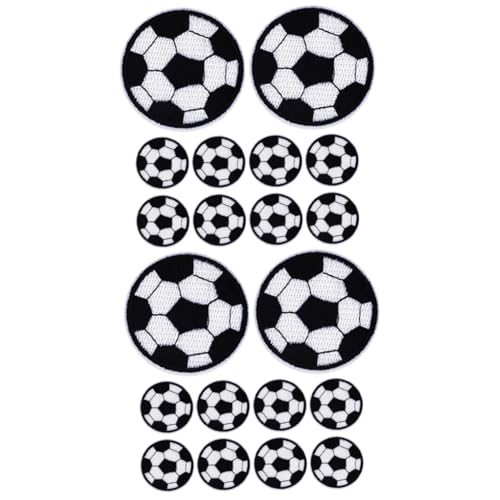 TEHAUX 2 Sätze Fußball-aufkleber Fußball Für Erwachsene Patches Für Hüte Bestickt Stickerei Applikationen Flecken Kleiderflicken Zubehör Beschichten Stoff 10 Stück * 2 TEHAUX 2 Sätze Fußball-aufkleber Fußball Für Erwachsene Patches Für Hüte Bestickt Stickerei Applikationen Flecken Kleiderflicken Zubehör Beschichten Stoff 10 Stück * 2 von TEHAUX