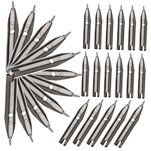 TEHAUX 2 Sätze Kalligraphie-stiftspitzen Tintenstiftspitzen Federkielspitzen Ersatzfedern Für Füllfederhalter Stifte Pen Füller Kalligraphie-schreibstiftspitzen Metall 15 Stücke * 2 TEHAUX 2 Sätze Kalligraphie-stiftspitzen Tintenstiftspitzen Federkielspitzen Ersatzfedern Für Füllfederhalter Stifte Pen Füller Kalligraphie-schreibstiftspitzen Metall 15 Stücke * 2 von TEHAUX