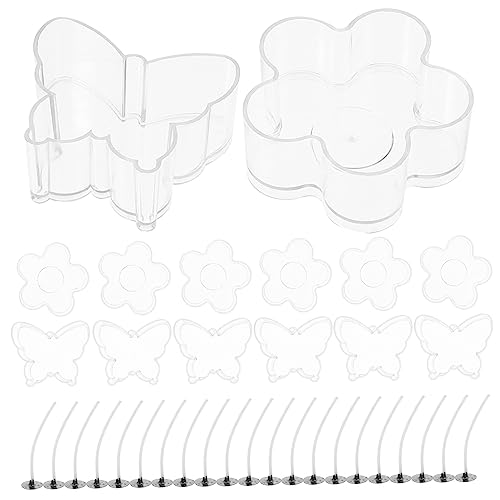 TEHAUX 2 Sätze Kerzen Pc Schale Kerzenherstellung Von Kits Zauberstab Irisierend Lampe Kerzenbehälter Zur Herstellung Von Kerzen Wärmer Zinn Tiki Düse Fackel Stk von TEHAUX