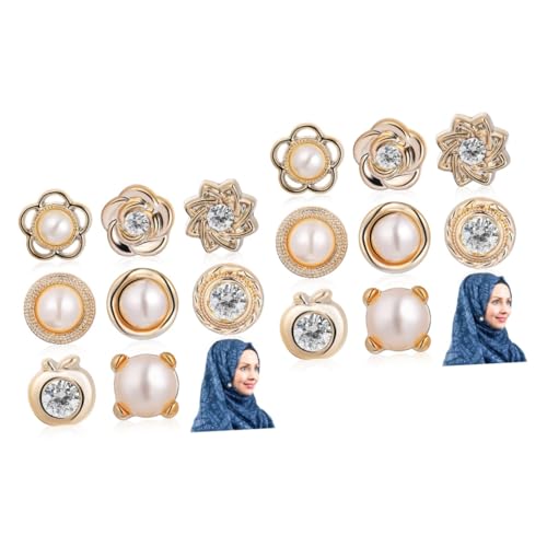 TEHAUX 2 Sätze Stift Bekleidungsnadel Bausatz Hijab-pins Hijab Magnetisch Nadelkissen Magnete Tasten Bindemaschine Schlag-kit Nähnadeln Schild Wäscheklammern Babynadeln Abs 8 Stück * 2 von TEHAUX