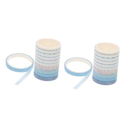 TEHAUX 2 Sätze Washi-tape Aufkleber The Washi Tape Geschenkverpackung Farbiges Klebeband Geburtstagsgeschenk Sternpapierstreifen Spender Washi Diy Bastelband Scrapbook-bänder 30 Rollen*2 von TEHAUX