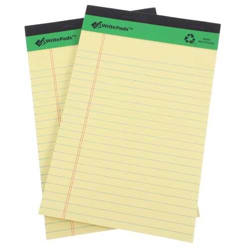 TEHAUX 2 Stk Notizblock A5-papier To-do-liste Notizblock Familienplaner Notizblock Liniertes Notizbuch A5-notizblöcke Kann Notebook Herausreißen To-do-listenplaner Gelber Notizblock von TEHAUX