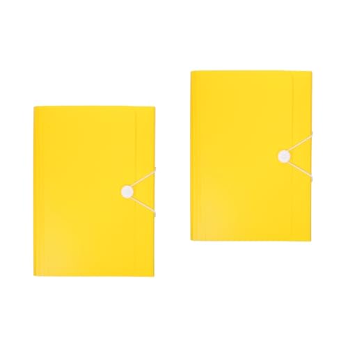 TEHAUX 2 Stück Organbeutel Dokumententasche dokumentieren Dokumentenmappen Die ordnermappe mit fächern dateimanager Dokumentenspeicher-Organizer Tragbare Akkordeonmappe Plastik Yellow TEHAUX 2 Stück Organbeutel Dokumententasche dokumentieren Dokumentenmappen Die ordnermappe mit fächern dateimanager Dokumentenspeicher-Organizer Tragbare Akkordeonmappe Plastik Yellow von TEHAUX