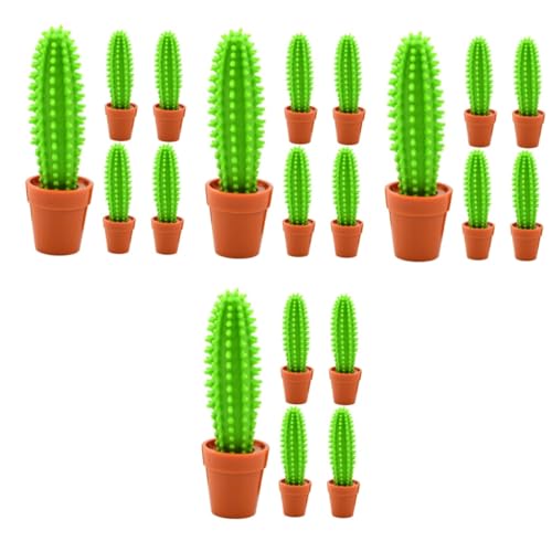 TEHAUX 20 Stk Kaktus-kugelschreiber Lustiger Stift Süße Neuartige Kaktus-gel-tintenstifte Kaktus-schreibstifte Kaktus-bonsai-stift Cartoon-schild-stift Plastik von TEHAUX