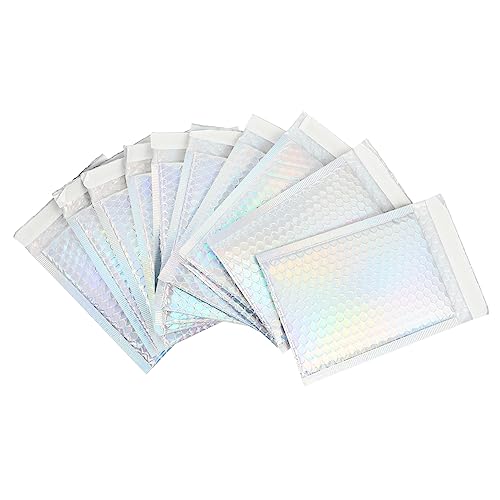TEHAUX 20 Stück Versand Von Luftpolsterumschlägen Wellen Mail Für Mailer Schüttgut Beutel Container Party Tasche Gepolstert Blau Versiegelbar Blase Umschlag Laserfolie Mit Blasen von TEHAUX