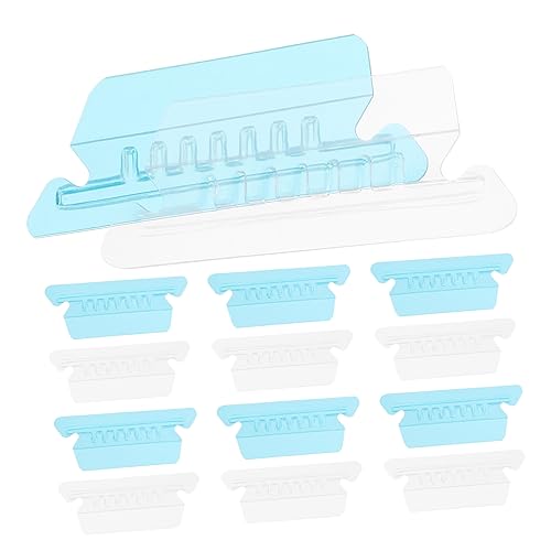 TEHAUX 20St hängende Aktenordner Aktenschrankeinsätze Laschen für Hängemappen Registerkarten für Dateiordner abnehmbare Registerkarten für Ordner Aktenteiler mit Laschen für Binder von TEHAUX