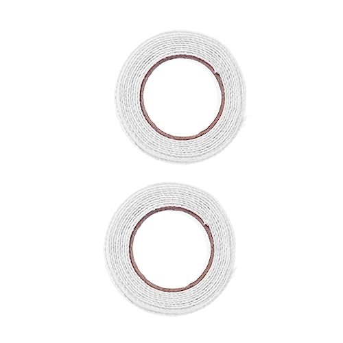 TEHAUX 2Pcs Spitzenbesatzband Dekorative Klebeband Handgemachte Karten Dekoration Einzigartige Dekoration farbiges Band Schaumstoffaufkleber Klebstoff Spitzenband klebriges Handwerk Weiß von TEHAUX