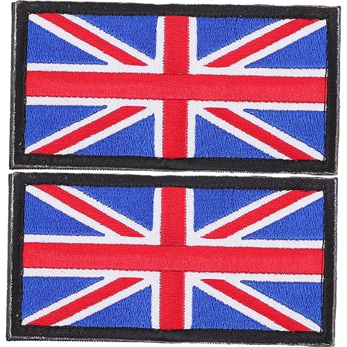 TEHAUX 2Stücke Flaggen Aufnäher Britische Nationalflagge Patch für Kleidung Taschen und Rucksäcke Einfach zu Bügeln Vielseitige Dekoration für DIY Projekte TEHAUX 2Stücke Flaggen Aufnäher Britische Nationalflagge Patch für Kleidung Taschen und Rucksäcke Einfach zu Bügeln Vielseitige Dekoration für DIY Projekte von TEHAUX