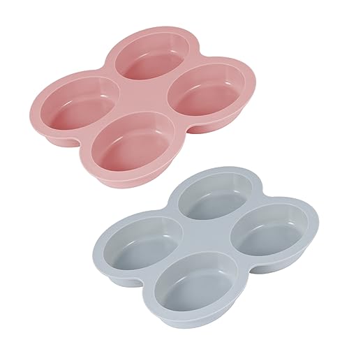 TEHAUX 2st Diy Seifenform 4 Hohlräume Quadratische Bonbonformen Runde Eiswürfelform Schalenform Cupcake-topper-form Seifenwerkzeuge Selber Machen Kuchenform De Para Gelatinas von TEHAUX