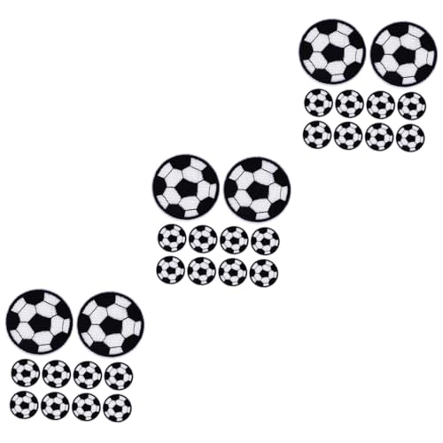 TEHAUX 3 Sätze Fußball-aufkleber Flicken Für Bekleidung Fußball Für Erwachsene Hutflecken Männer Zarte Fellflecken Selbstklebende Mantelpflaster Stoff 10 Stück * 3 TEHAUX 3 Sätze Fußball-aufkleber Flicken Für Bekleidung Fußball Für Erwachsene Hutflecken Männer Zarte Fellflecken Selbstklebende Mantelpflaster Stoff 10 Stück * 3 von TEHAUX