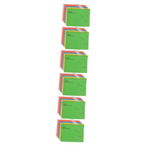 TEHAUX 3 Sätze Mappe Hängender Aktenordner Mehrstufiger Ordner Quittungsorganisator Aufbewahrungssack Storage Pockets Aktenschrank-ordner Hängende Quittungstasche Papier 10 Stück * 3 von TEHAUX