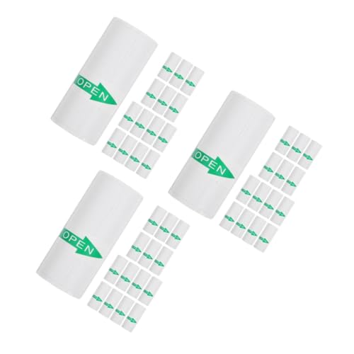 TEHAUX 3 Sätze Mini-druckpapier Aufkleber Zum Beschriften Adressetiketten Für Umschläge Aufkleberpapier Etiketten Für Thermodrucker Namensschild Weiß Selbstklebendes Papier 15 Stück * 3 von TEHAUX