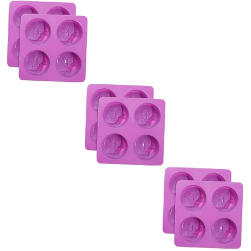 TEHAUX 3 Sätze Seifenform Silikonformen Backformen Aus Silikon Handwerkliche Herstellung Von Formen Dessert-diy-form Multifunktionale Form Diy Formen Kieselgel Violett 2 Stück * 3 von TEHAUX