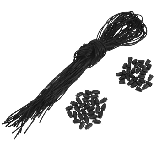 TEHAUX 30 Sätze Abnehmbares Halskettenband Abreißverschlüsse Aus Kunststoff, Perle Mini-sicherheitsschnallen Kit Zur Herstellung Von Schlüsselbändern Abtrünnige Herzen Nylon Black von TEHAUX