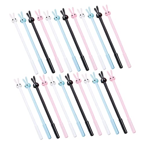 TEHAUX 36 Stück Kaninchen Füllfederhalter Gelstifte Für Kinder Kaninchenstift Niedliche Gelstifte Kawaii Stifte Tagebuchstift Osterstifte Ostern Gelstift Hasen Gelstift Öl von TEHAUX