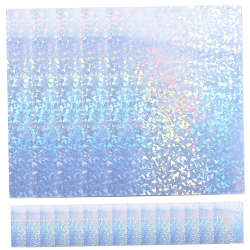 TEHAUX 4 Sätze Aufkleber Aus Druckerpapier Aufkleberpapier Paketpapier Glitter Paper Selbstklebendes Bedruckbares Papier Klebepapier Schreibpapiere Aufkleber Aus Papier 20 Blatt * 4 von TEHAUX