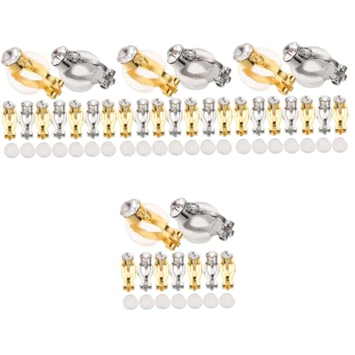 TEHAUX 4 Sätze Ohrringe Zubehör Ohrhaken Schleife Kopfhörer mehrere Ohrstecker clipsohrringe ohrringe clips ohrring set Teile zur Herstellung von Ohrringen Ohrring-Konverter Legierung von TEHAUX