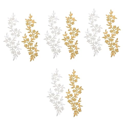 TEHAUX 4 Sätze Weinrebe Dekorative Blumen Flecken Kleidung Nähen Blumen- Bestickt Patch Name Stoffreparaturflicken Gestickte Aufnäher Stickgarn Polyester 2 Stück * 4 TEHAUX 4 Sätze Weinrebe Dekorative Blumen Flecken Kleidung Nähen Blumen- Bestickt Patch Name Stoffreparaturflicken Gestickte Aufnäher Stickgarn Polyester 2 Stück * 4 von TEHAUX